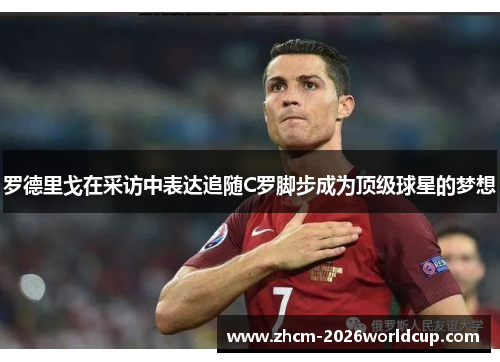 罗德里戈在采访中表达追随C罗脚步成为顶级球星的梦想